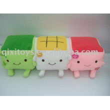 muñeco de felpa tofu de peluche relleno